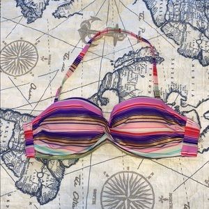 Victoria’s Secret padded halter bikini top 32B